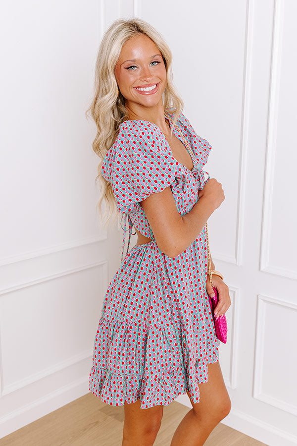 kaleidoscope mini dress Kaleidoscope Mini Dress Blue