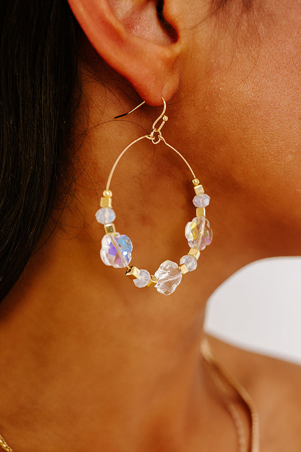 Deeply In Love Earrings in Clear