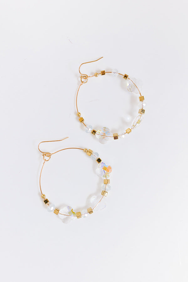 Deeply In Love Earrings in Clear