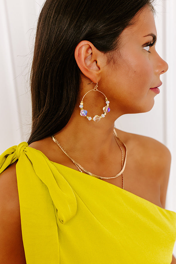 Deeply In Love Earrings in Clear