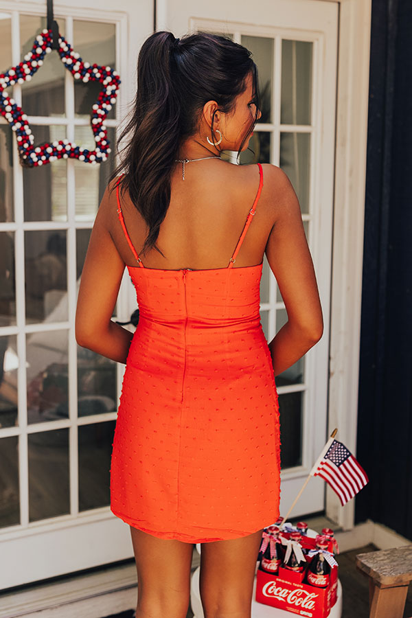 Feeling Chic Mini Dress in Red