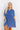 Sweet Glance Mineral Wash Mini Dress in Blue Curves