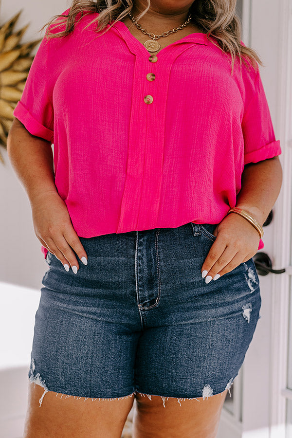 Judy Blue Eleanor High Waist Distressed Shorts Curves   