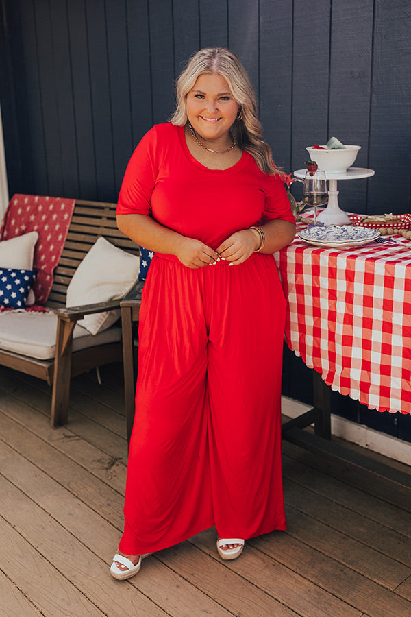 Backyard BBQ Jumpsuit Curves