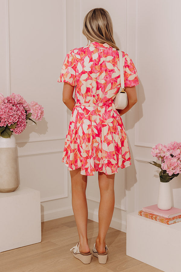 Happy Feelings Button Down Mini Dress Image - 4