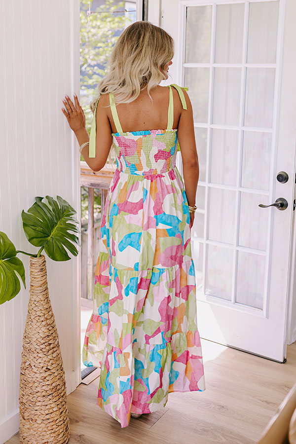 Fun In The Sun Smocked Maxi Dress