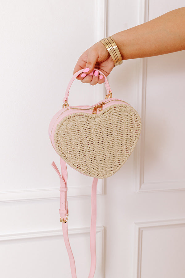 Sundrop Heart Straw Crossbody