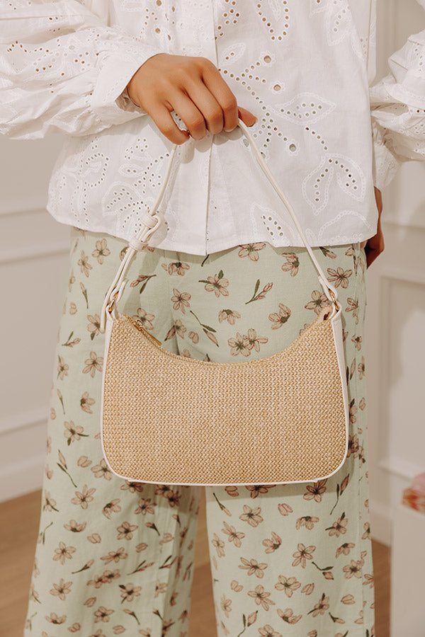 The Eden Woven Purse in Natural