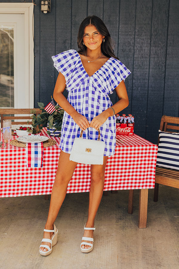 Picnic At The Park Gingham Romper