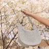 The Luna Spring Woven Purse in Airy Blue Image - 1