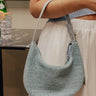 The Luna Spring Woven Purse in Airy Blue Image - 1