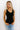 Simple Choice Seamless Reversible Mini Dress in Black