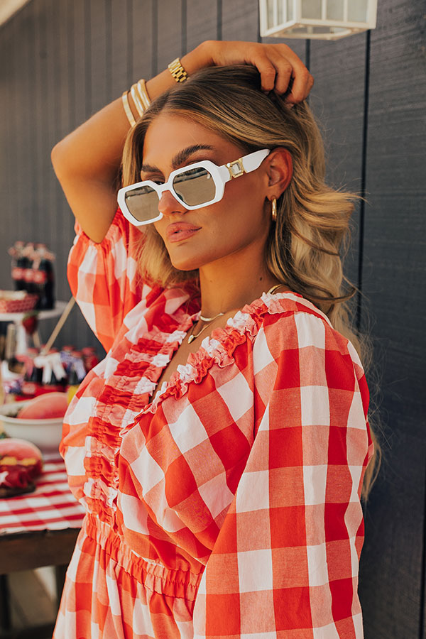 Sunny Days Ahead Sunnies in White
