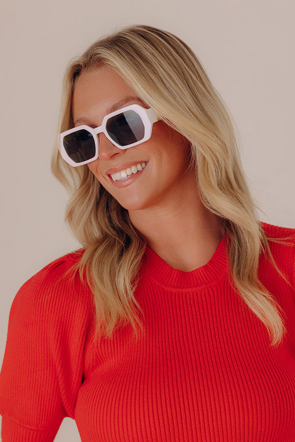 Sunny Days Ahead Sunnies in White