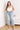 Risen Samantha High Waist Wide Leg Jean in Light Wash Curves