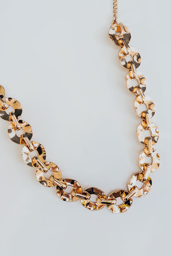 Center of Attention Link Necklace