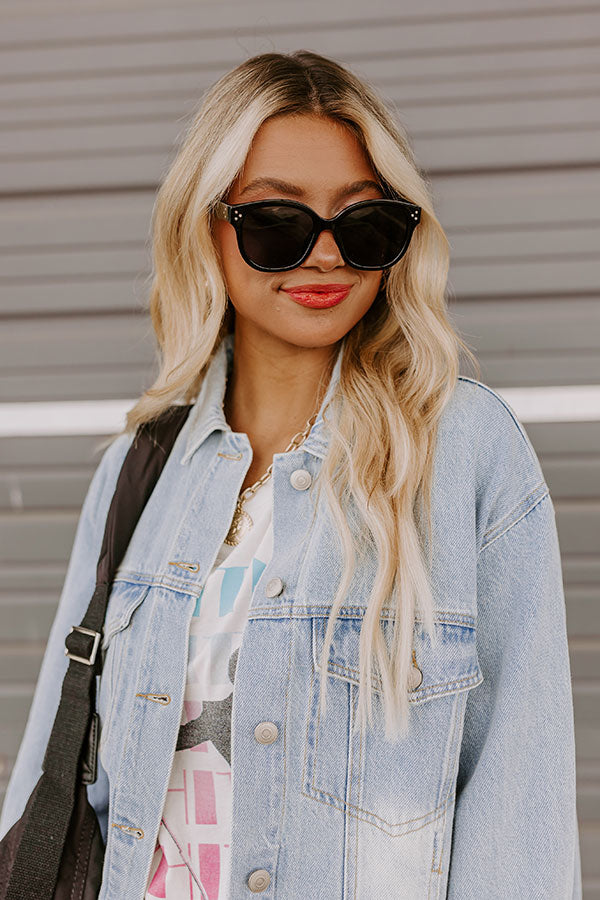 Patio Party Sunnies in Black