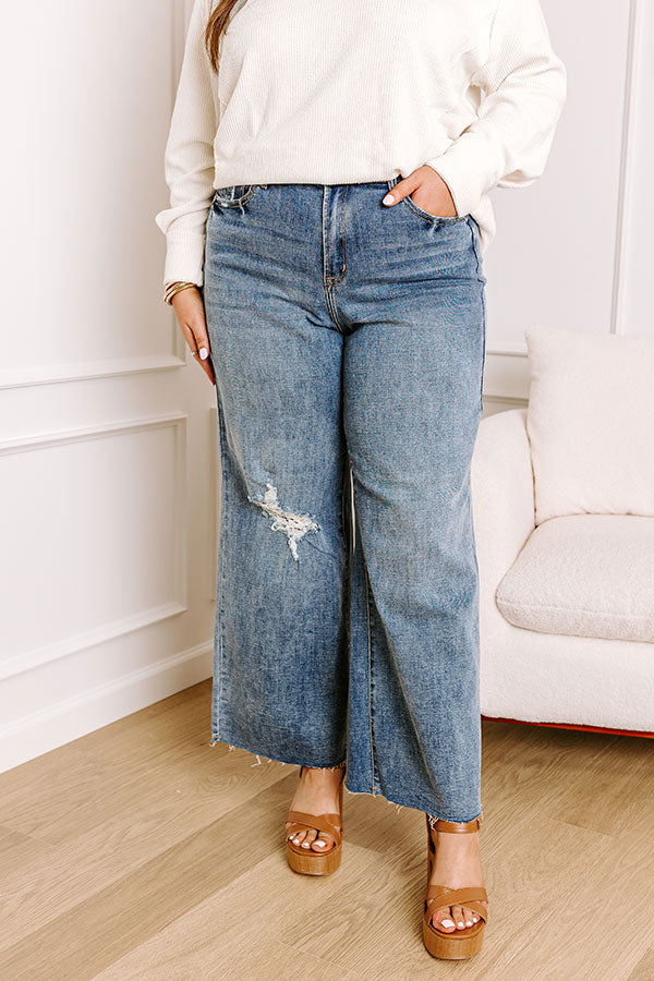 The Adeline High Waist Wide Leg Jean Curves