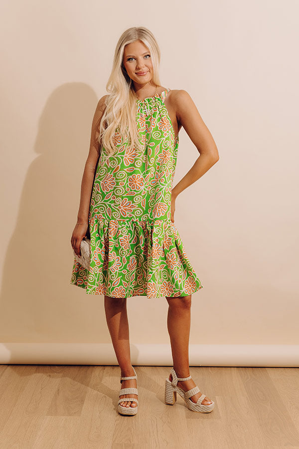 Aruba Cruise Linen-Blend Mini Dress Image - 3