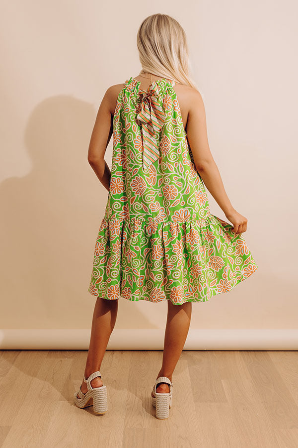 Aruba Cruise Linen-Blend Mini Dress Image - 5