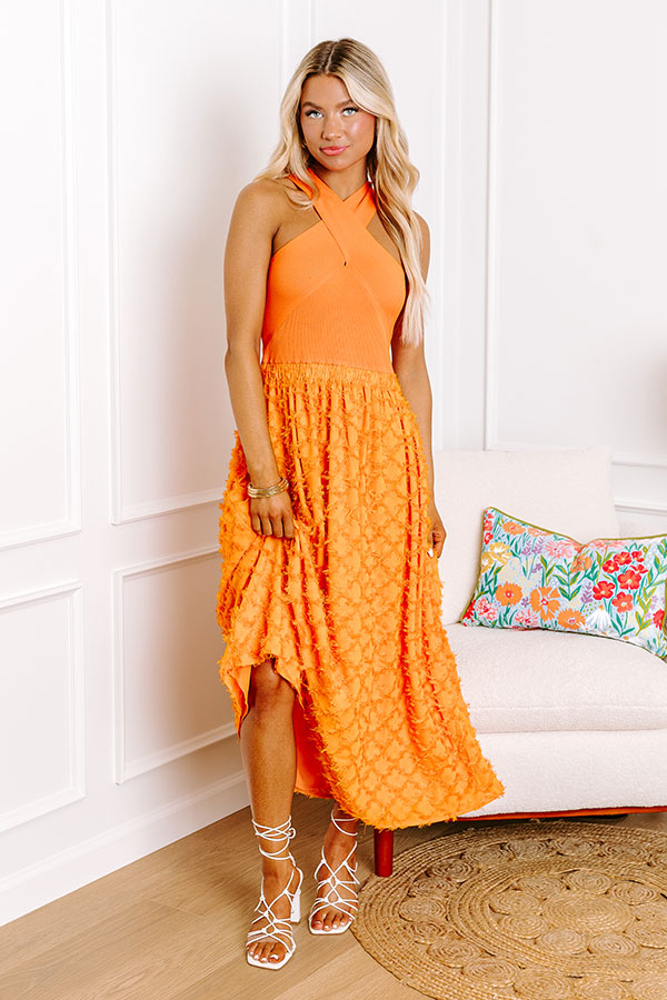 Luxe Lifestyle Midi in Orange