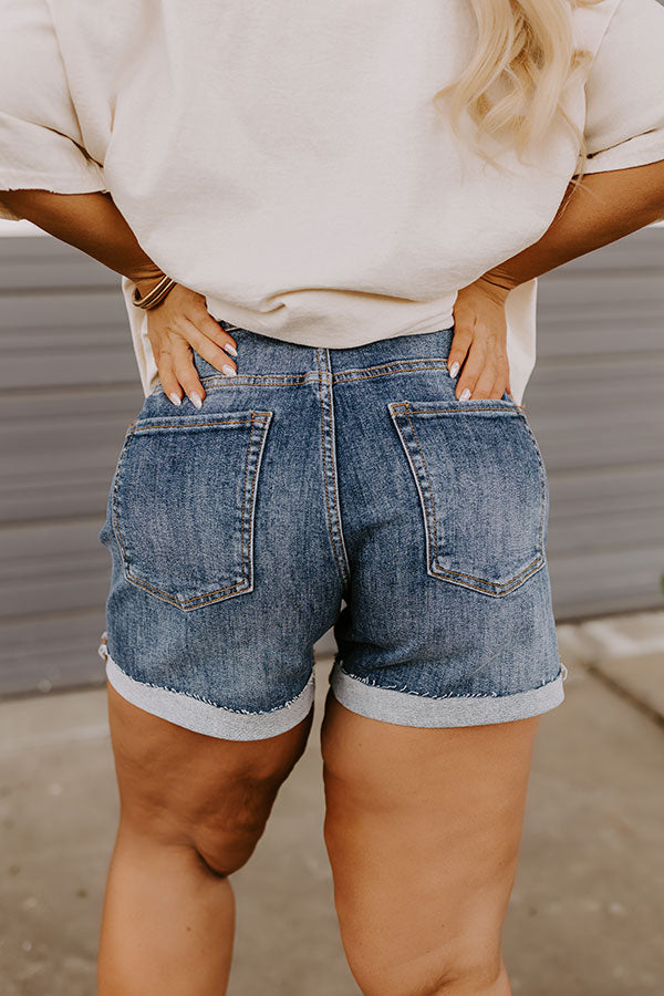 Risen Hadley High Waist Shorts Curves   