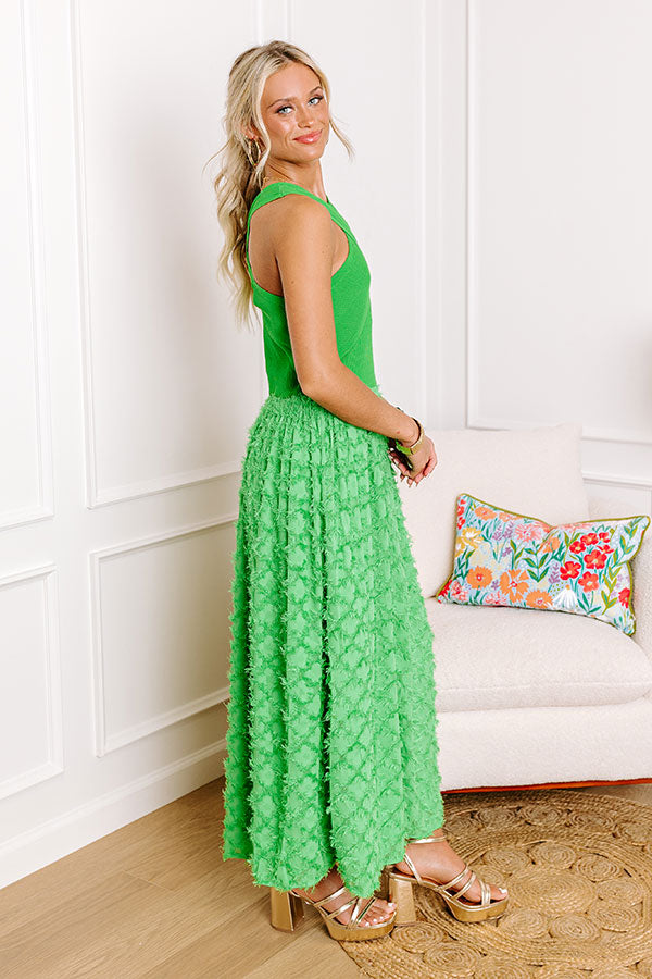 Luxe Lifestyle Midi in Kelly Green