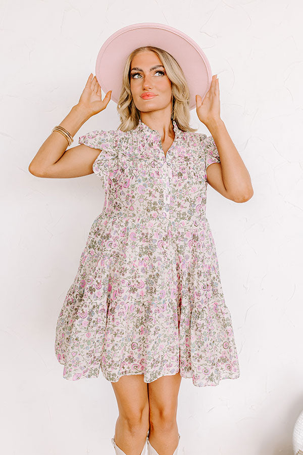 Wildflower Fields Mini Dress