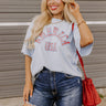 American USA Vintage Graphic Tee Curves Image - 1