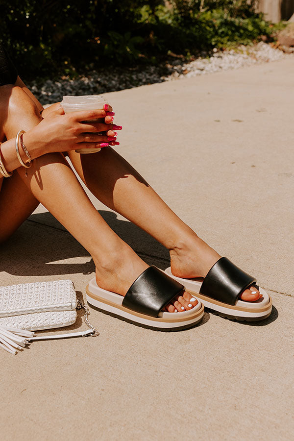 The Cely Faux Leather Sandal