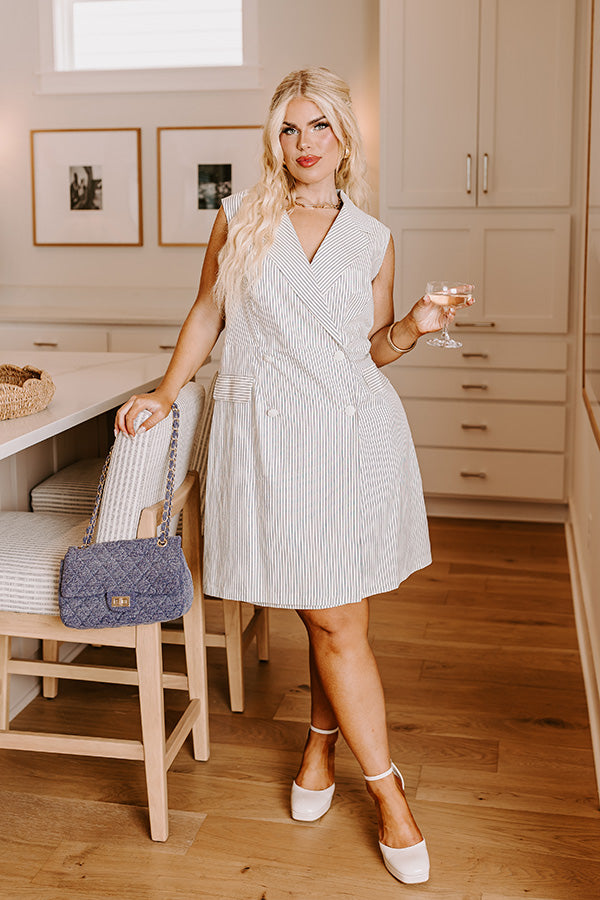 Country Club Chic Wrap Dress Curves 2XL / Ivory Country Club Chic Wrap Dress Curves 2XL / Ivory