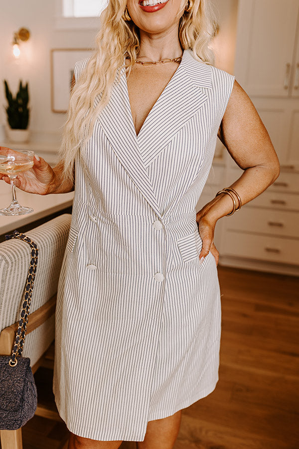 country club casual dresses Country Club Chic Wrap Dress Curves 1XL / ivory