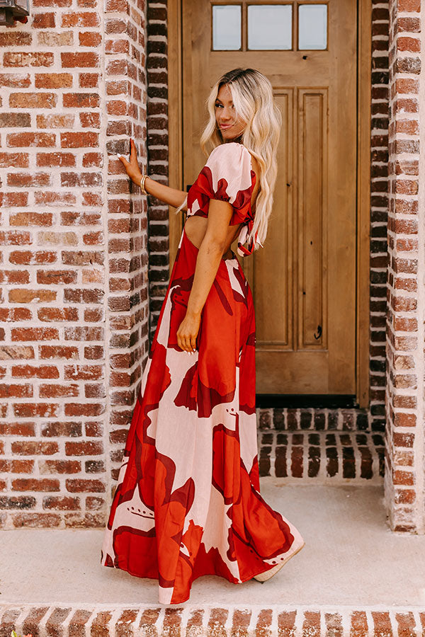 Luxe Vacay Cut Out Maxi Dress