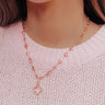 Charming Smile Necklace in Pink Image - 1