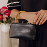 Miami Happy Hour Faux Leather Purse in Black Image - 1