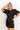 Wine Mixer Jacquard Mini Dress in Black