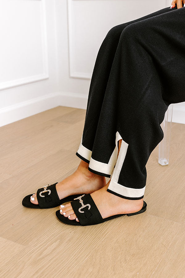 The Cecilia Sandal in Black