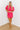 Wine Mixer Jacquard Mini Dress in Hot Pink