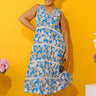 Tucson Sunsets Floral Tiered Maxi Dress Curves Image - 1