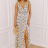 Palms Paradise Satin Maxi Dress Image - 1