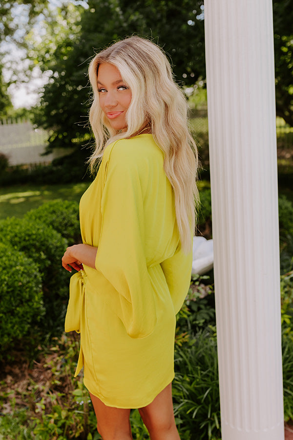 chartreuse party dress Paulina Light Chartreuse Maxi Dress