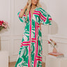 Sunshine and Sangrias Maxi Dress in Green Image - 1