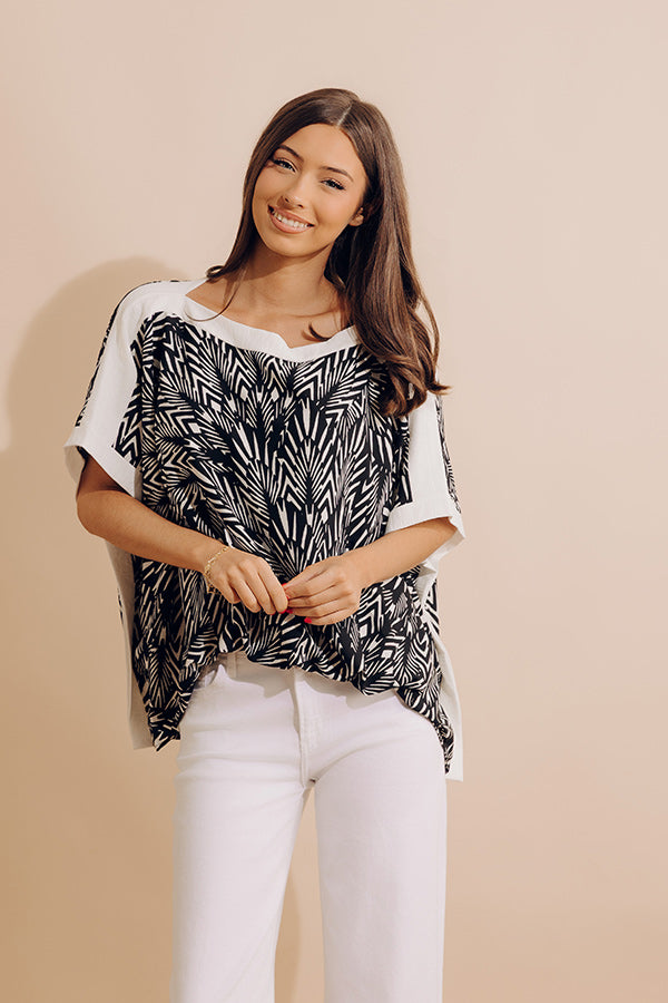 First Class Boarding Caftan Shift Top Image - 3