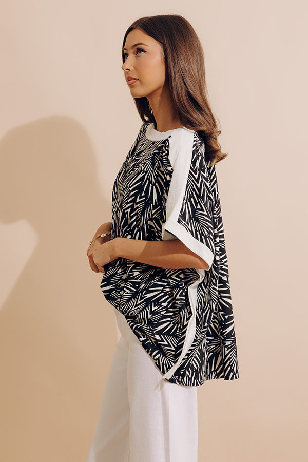 First Class Boarding Caftan Shift Top Image - 2