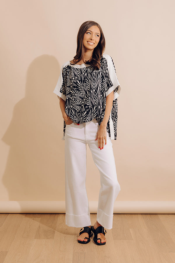 First Class Boarding Caftan Shift Top Image - 4