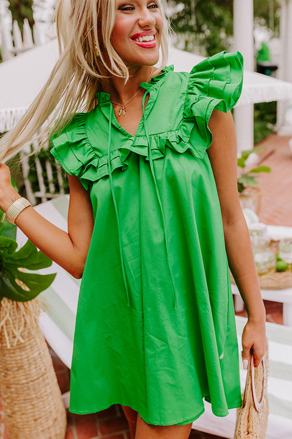 Pretty Chic Ruffle Mini Dress in Kelly Green – Impressions Online Boutique Pretty Chic Ruffle Mini Dress in Kelly Green – Impressions Online Boutique