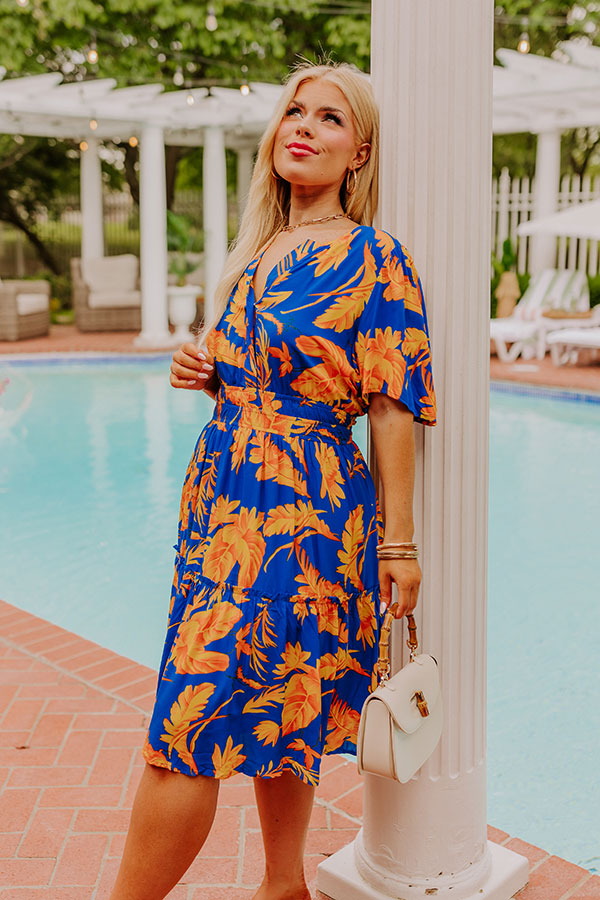 royal blue and orange combination dresses Classy Orange and Blue Sleeveless Mermaid Evening Dress With Beadings Crystals