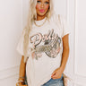Dolly Parton Rose Record Vintage Graphic Tee Image - 1