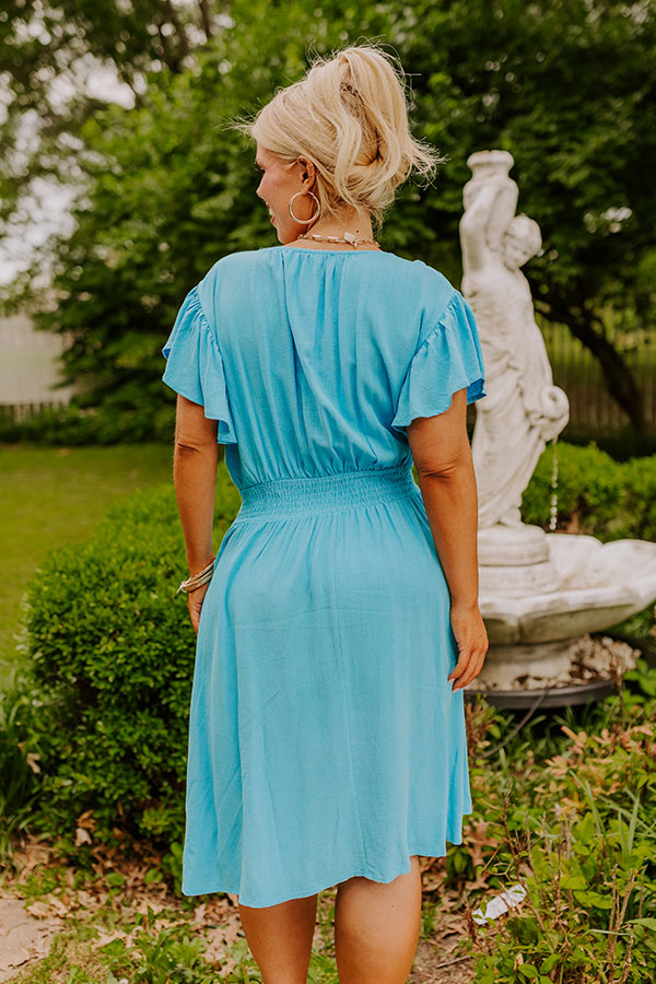 farmers linen dress Linen Farmers Market Dress One Size / Mushroom