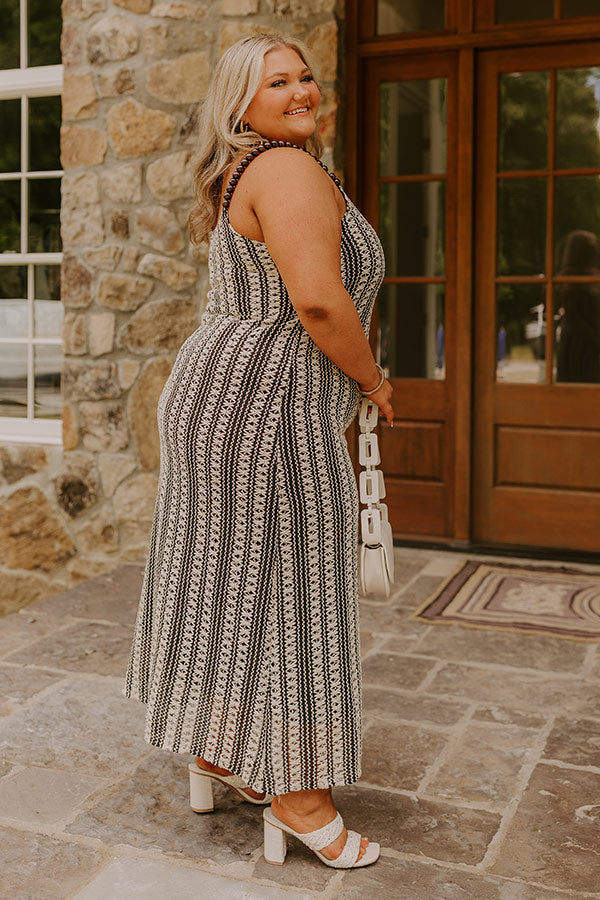 plus size knit maxi dress Acapulco Sunsets Knit Maxi Dress Curves